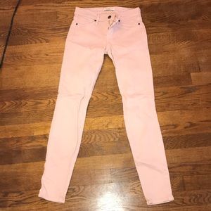 Pale Pink Rich & Skinny Jeans